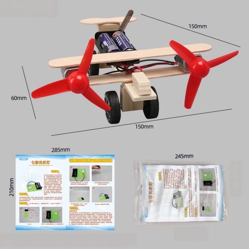1-3Pcs Double Propeller Glider - огляд і ціна Science Project Kit